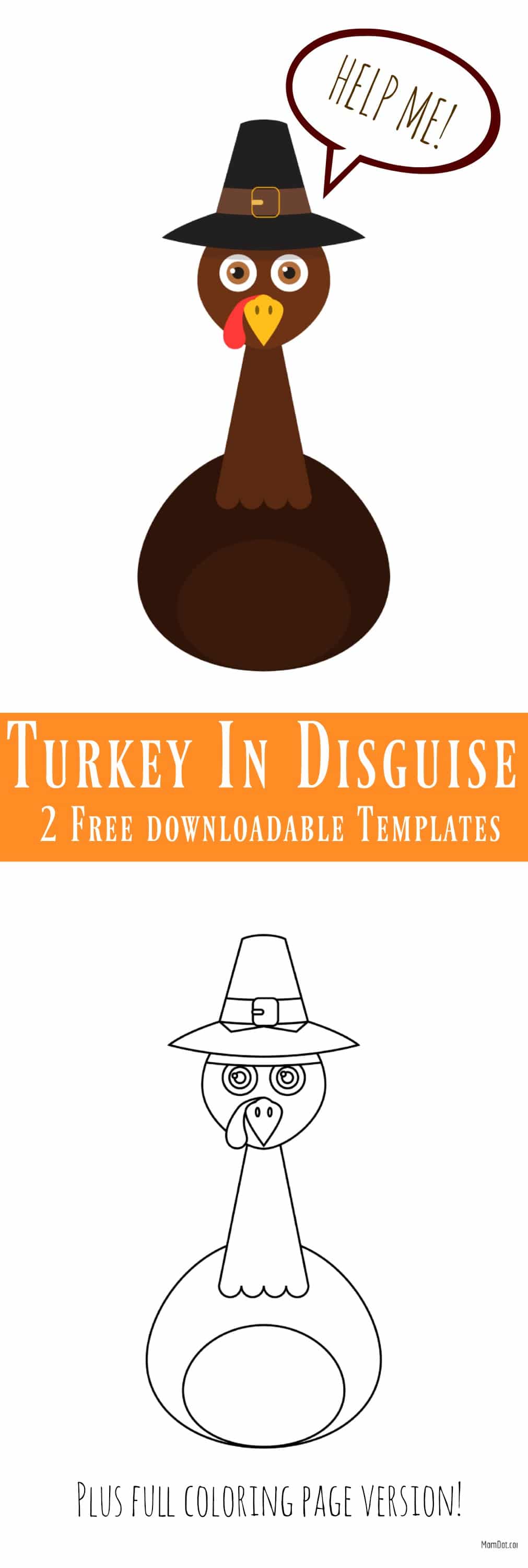 Printable Turkey Disguise Template