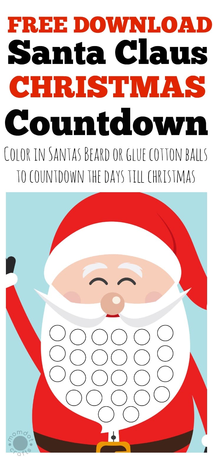 Free Christmas Countdown Calendar MomDot