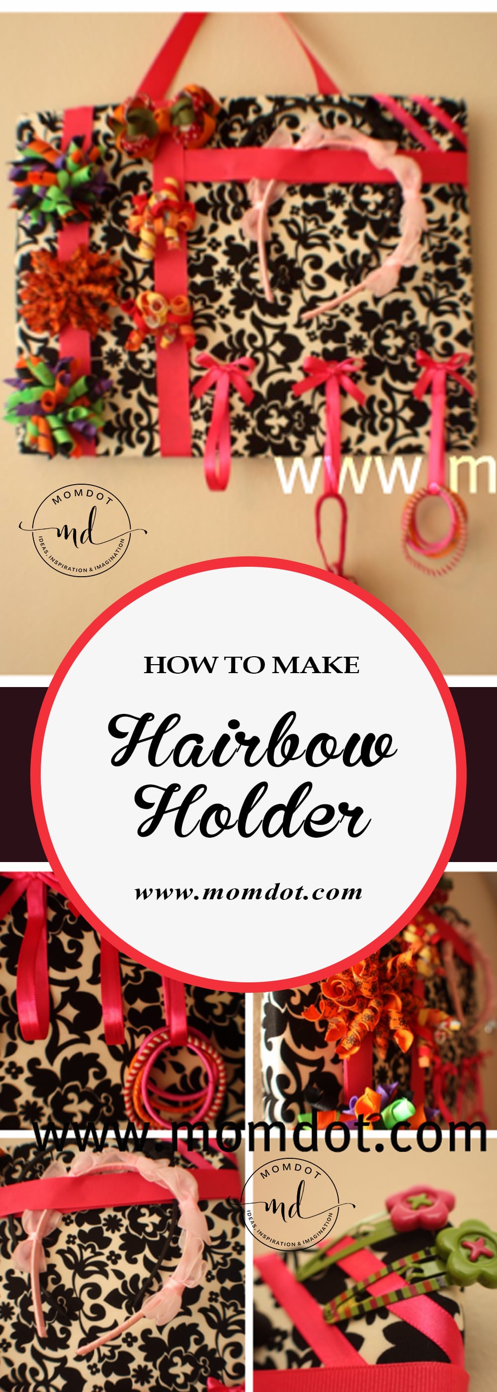 Easy Hair Bow Holder