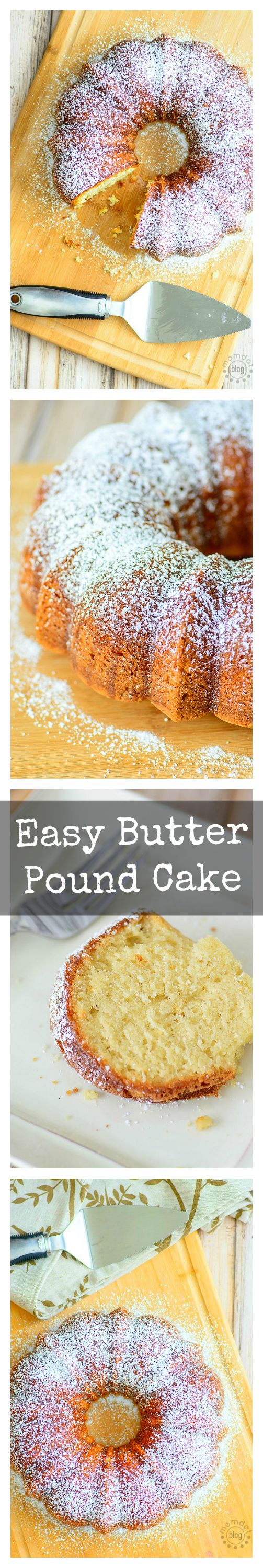 easy butter pound cake recipe