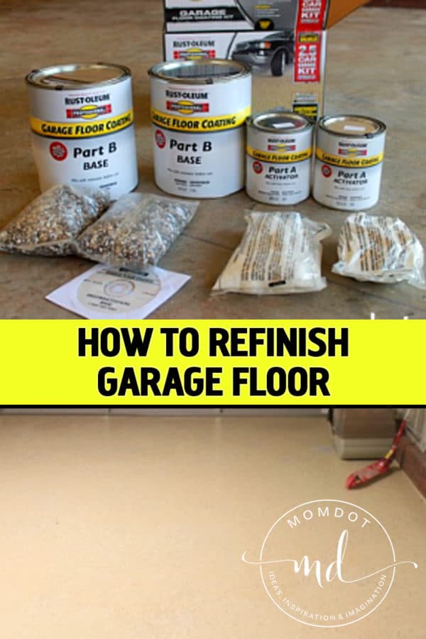 How to refinish your Garage Floor