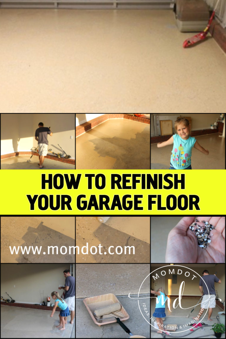 How to refinish your Garage Floor