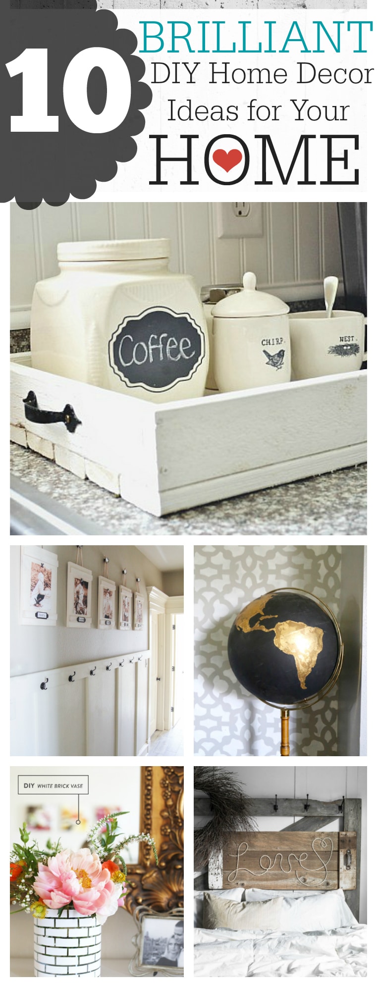 10 Brilliant DIY Home Decor Ideas To Makeover Your Home!