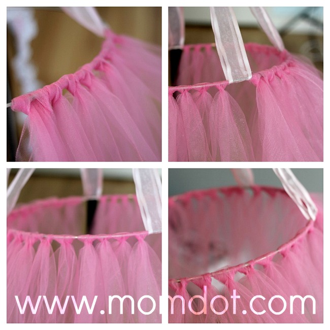 how to make a tutu chandelier DIY Crafting Project for Inspiration | MomDot.com