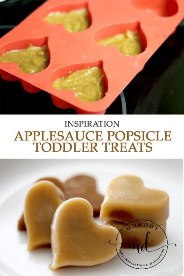 Applesauce Popsicle Toddler Treats (inspiration)