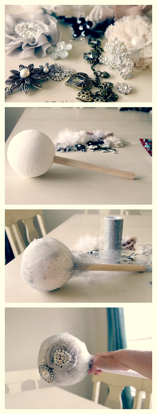 wedding bouquet tutorial DIY MomDot.com