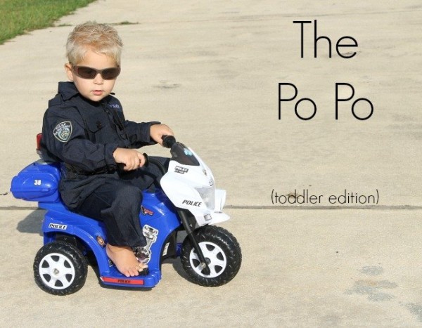 toddler police halloween costume