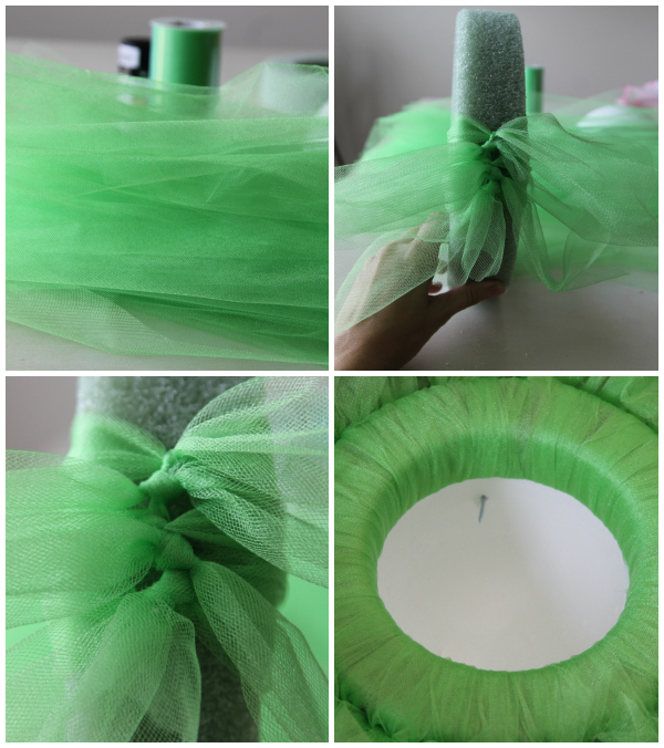 Mike Wazowski Tulle Wreath