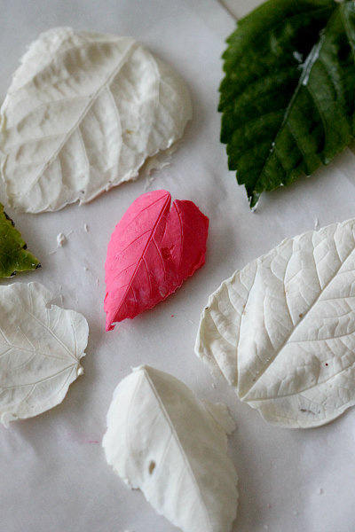 How to make chocolate leaves for decorating cupcakes and cakes