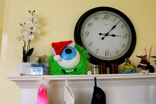 mike wazowski on the mantle