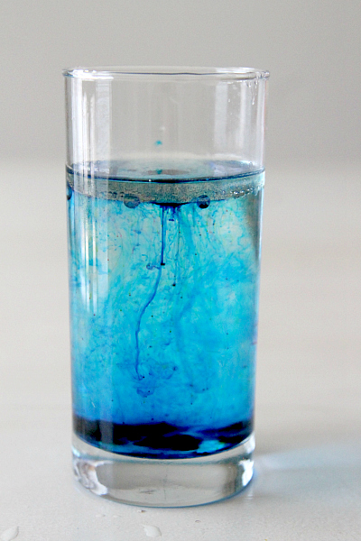 Kids Activity and Tutorial: Streaming Food coloring in oil and water