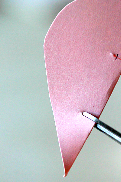 Create Valentines Day Straw topper with heart, also great for pencils (parties, teachers, and classrooms!)