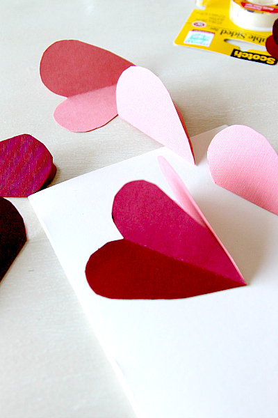 DIY Flower Heart Card Tutorial for Valentines Day, Easy craft!
