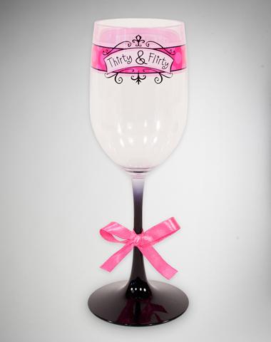 birthday wine glasses