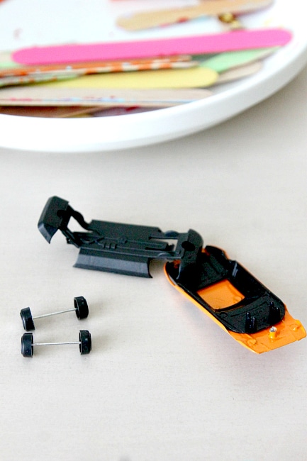 Repurpose old Matchbox cars not Moving Airplane (using clothespins and Popsicle sticks!) , more at www.momdot.com