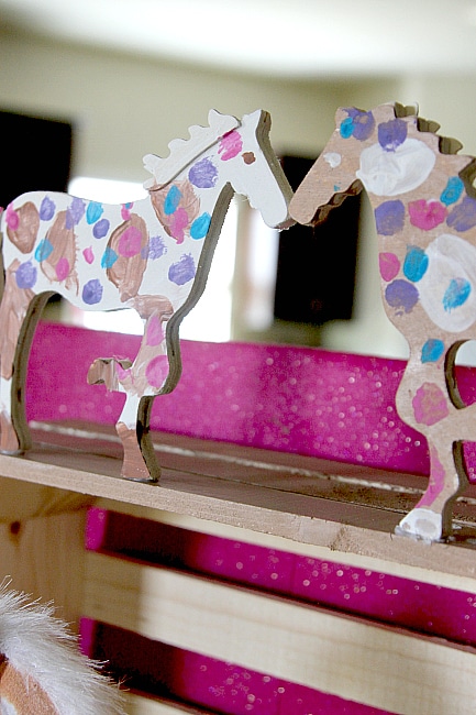 How to make a Play Barn for under $20 - Skip the plastic toys and create custom with your horse loving child
