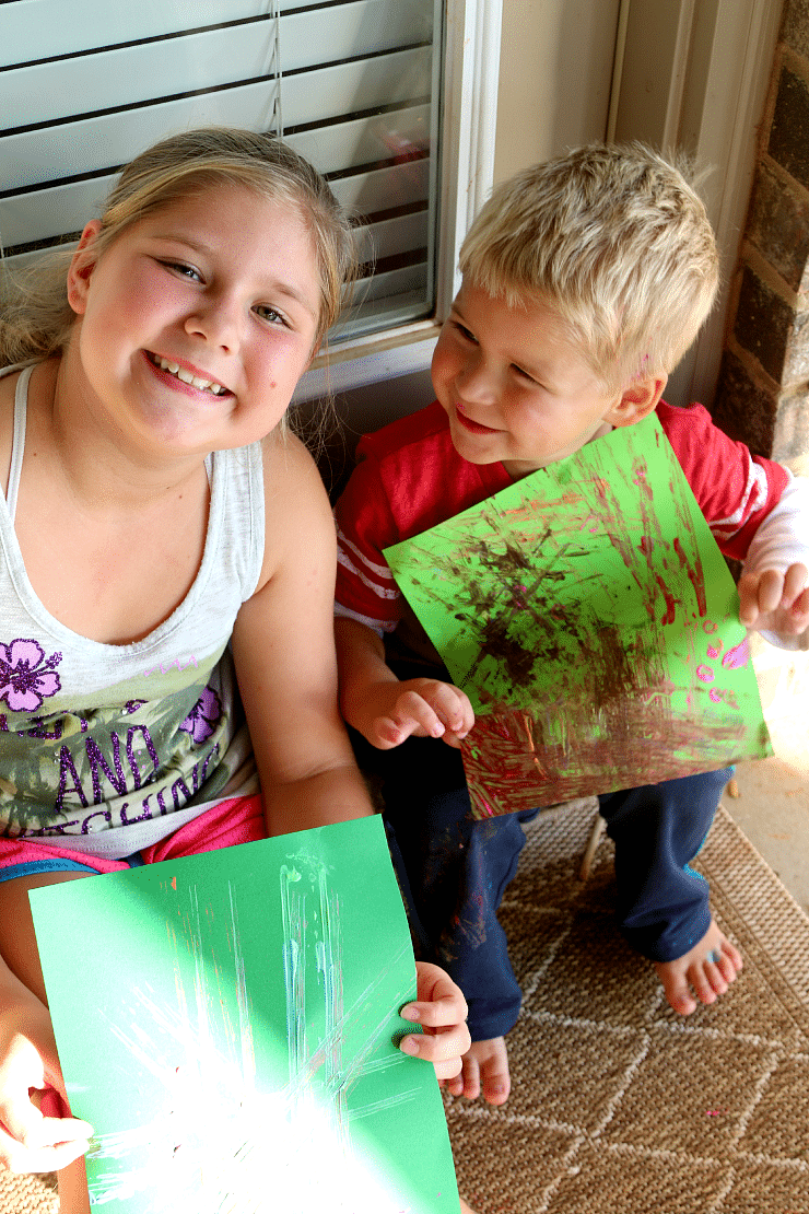 Car Track Painting, Fun with boys crafting, Hot Wheels Fun!