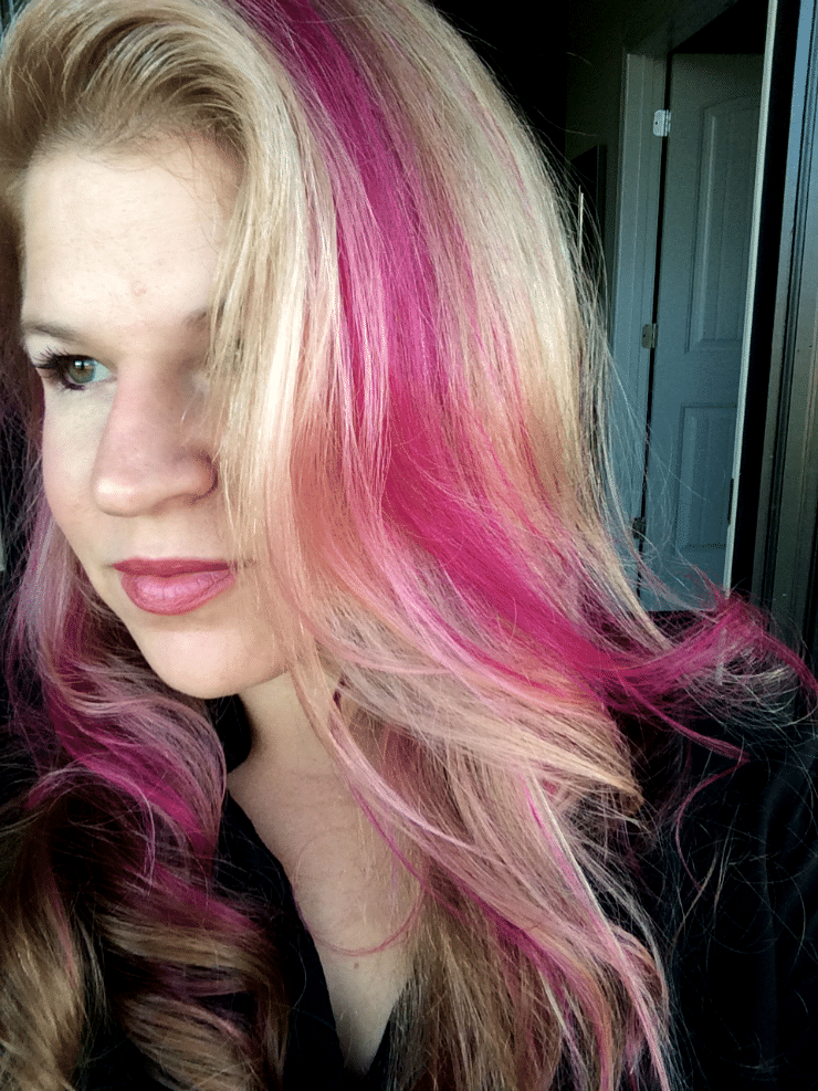 Pink Hair Highlights