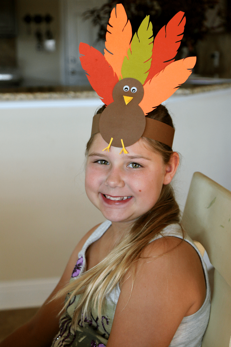 Turkey Hat Craft Our Favorite Diy Turkey Headband Momdot Turkey Hat Craft Our Favorite Diy Turkey Headband Momdot