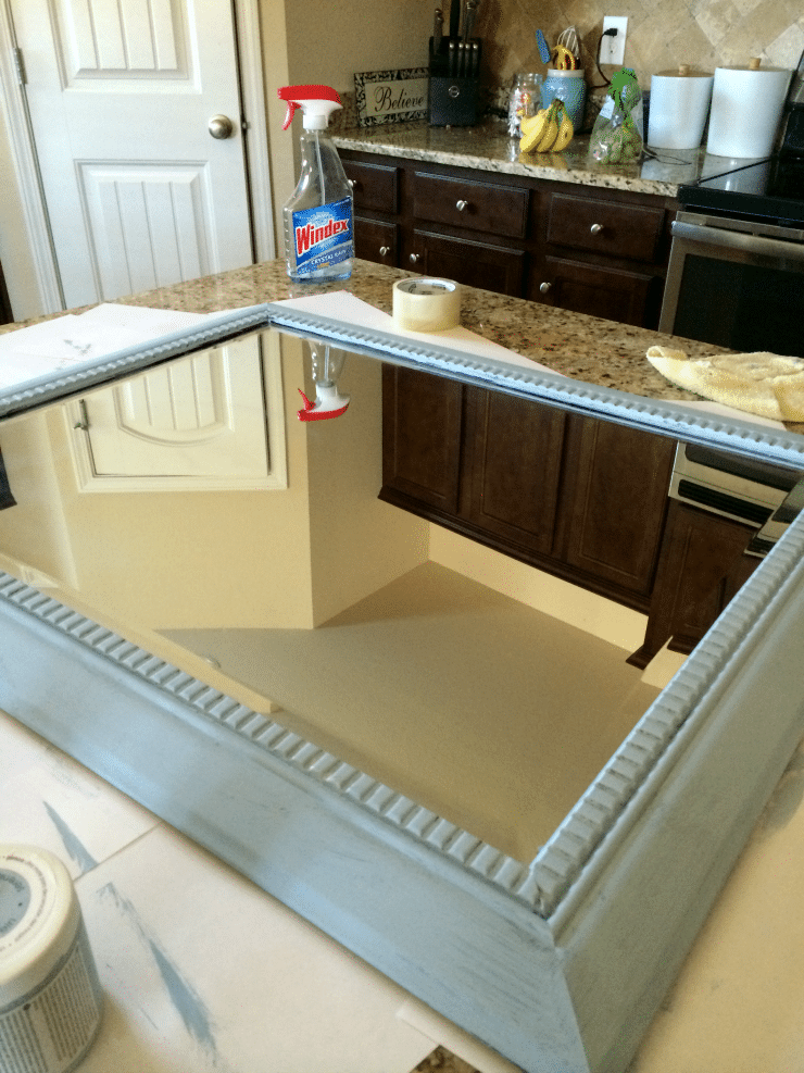 30 Minute Chalk Paint Furniture Makeover: Mirror