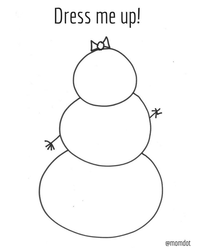 Snowman Printables 4 Activity Sheets