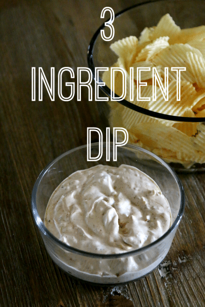 3 Ingredient Creamy Onion Dip Recipe