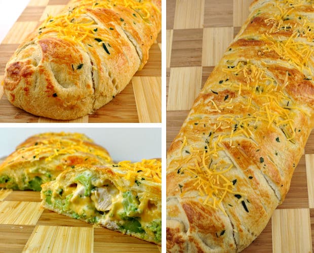 Chicken Broccoli Braid