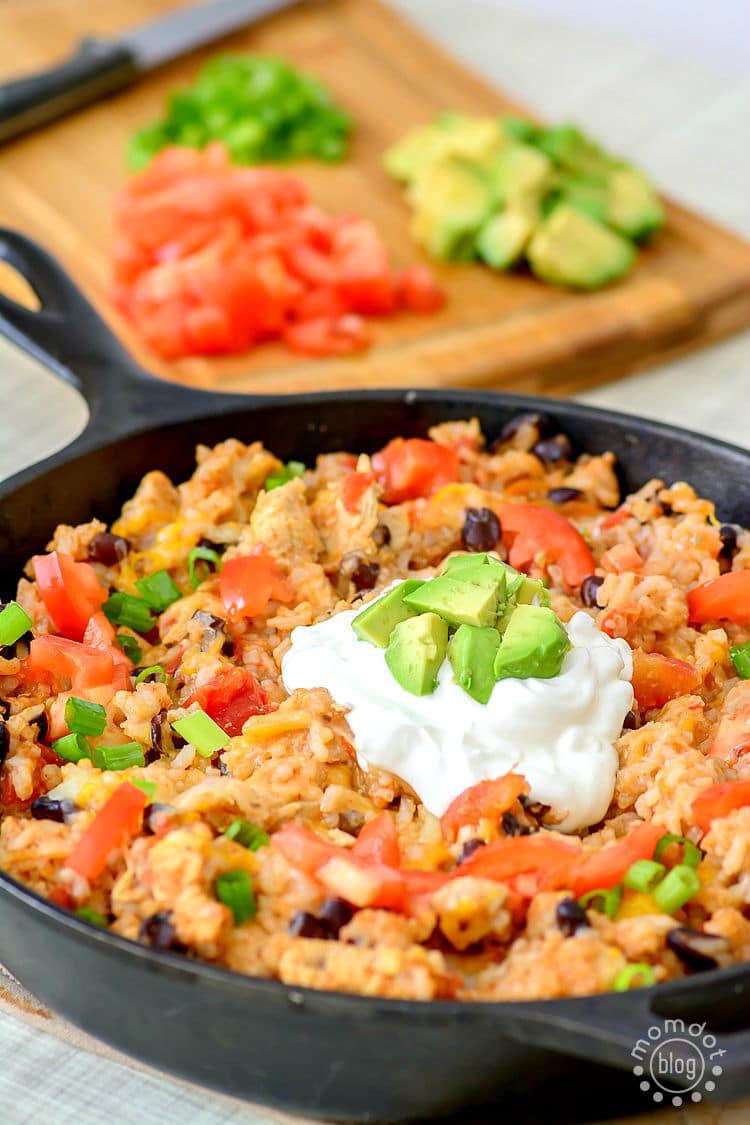 One Pan Burrito Bowl, make it a Mexican night with a meal no one can turn down, even your smallest