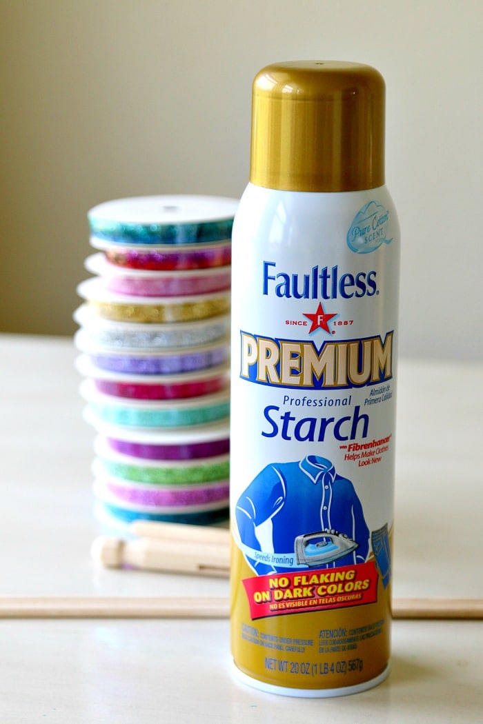 A can of Faultless Starch is the secret ingredient to fabulous korker bows.