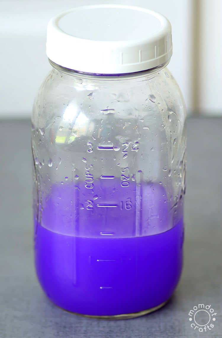 Galaxy Jar a kids DIY Mason Jar Craft DIY