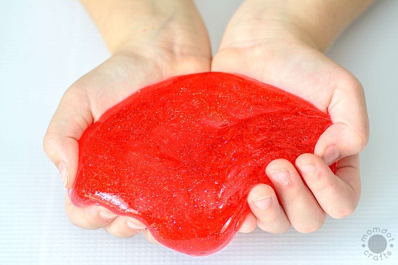Peppermint Christmas Slime, perfect recipe every time