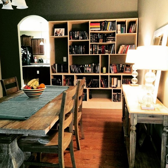 bookshelves