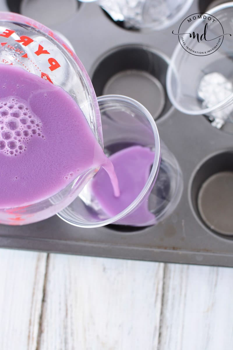 purple jello gelatin