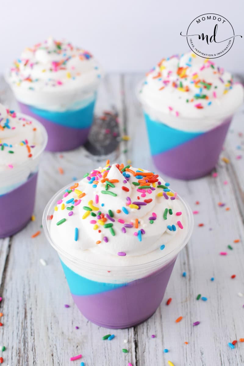 unicorn poop parfait