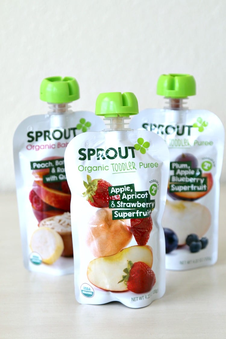 Organic Toddler Bites with all organic purees, perfect for any age
