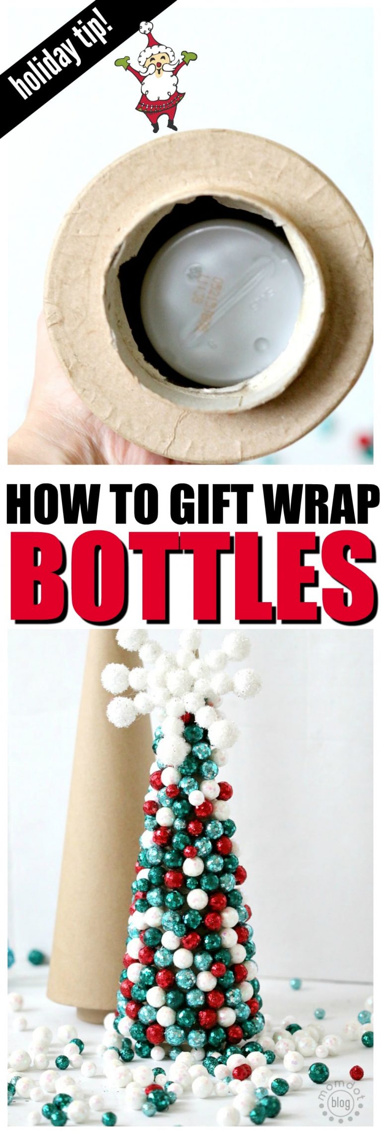 How to Gift Wrap Bottles