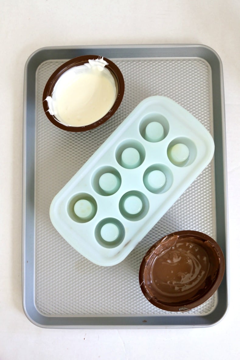 Egg Nog and Chocolate Shooters, How to make Egg Nog Shot glasses for holiday fun
