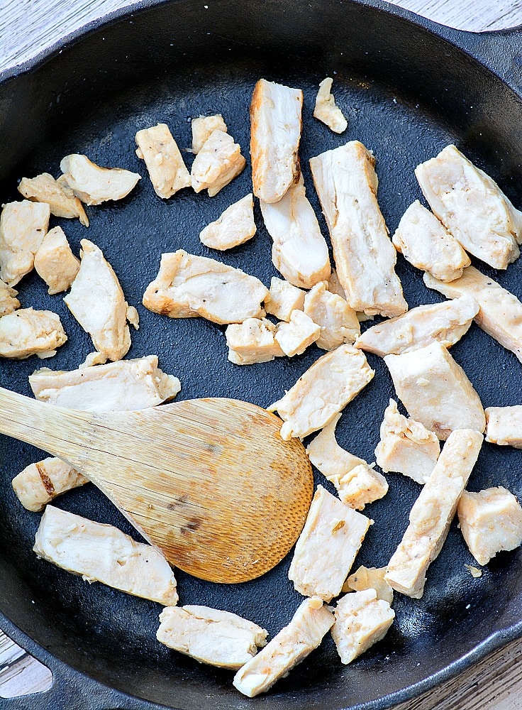 fettuccine alfredo with chicken