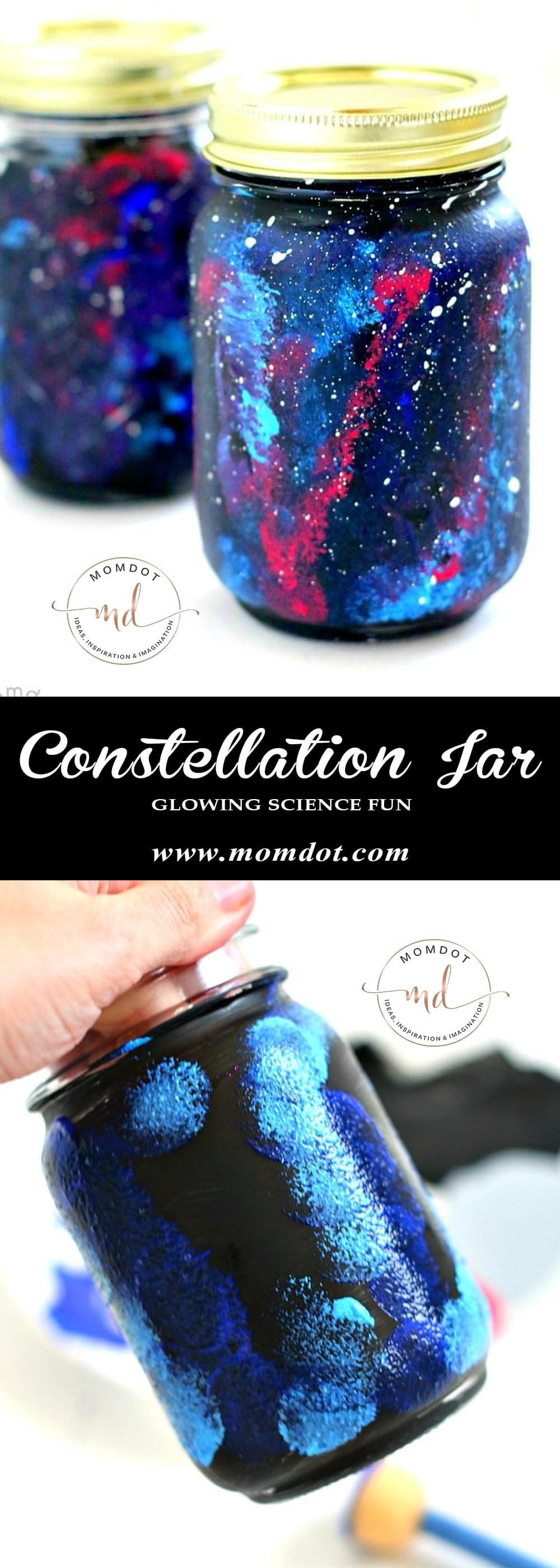 DIY Constellation Jar : Glowing Science Fun