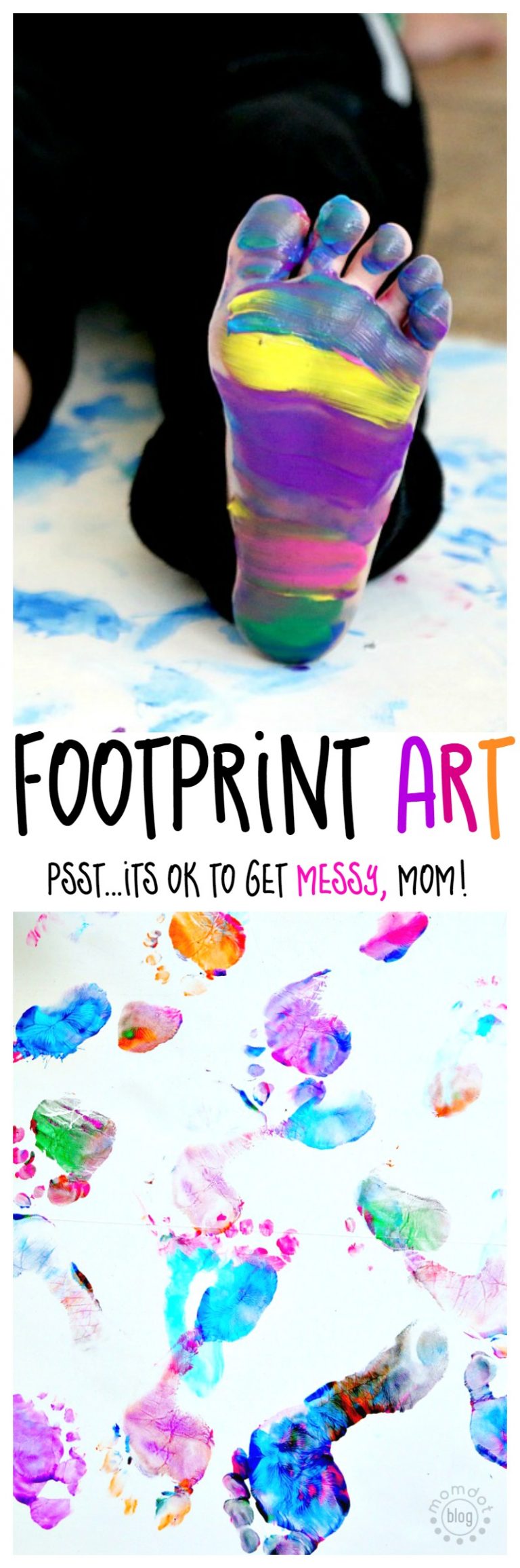 Footprint Art Poster Board