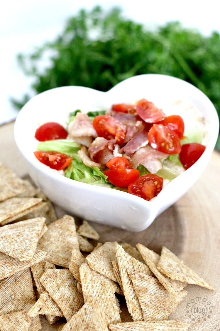 2 Delicious Dip Recipes perfect for Superbowl Sunday: Homemade Hummus and BLT Dip