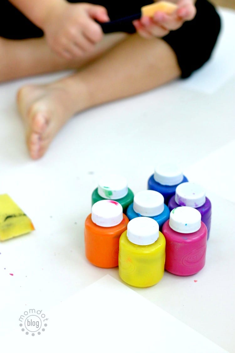 Footprint Art is so fun - you dont need a reason to get messy. Just paint and stomp! Use a large... .