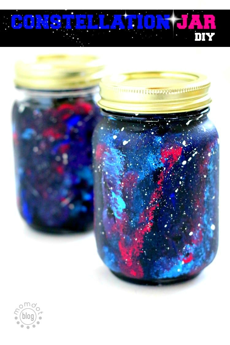 Create a Constellation Jar that lights up: host the galaxy in your room with this DIY Constellation jar, picture tutorial