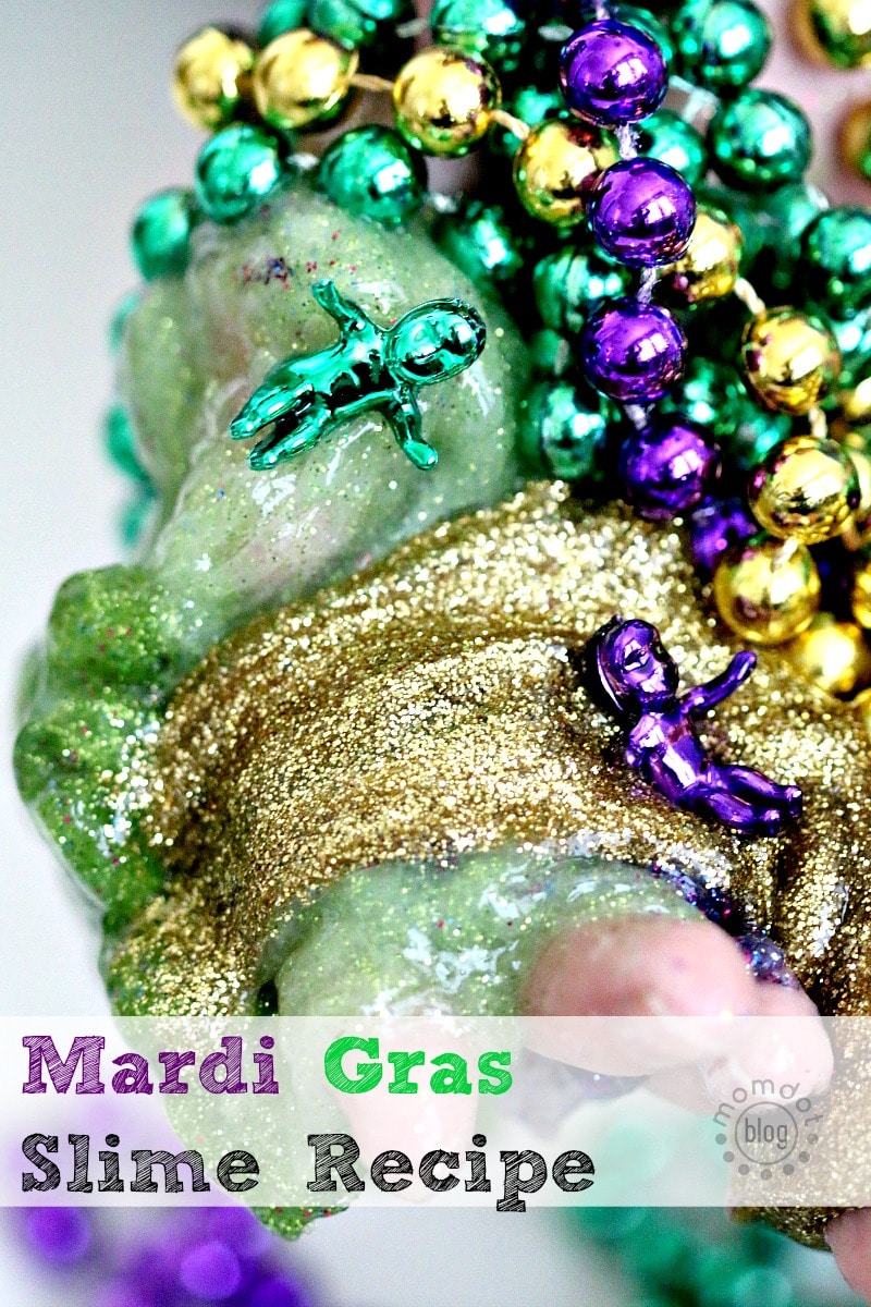 Mardi Gras Slime Recipe: Get messy with this three colored slime