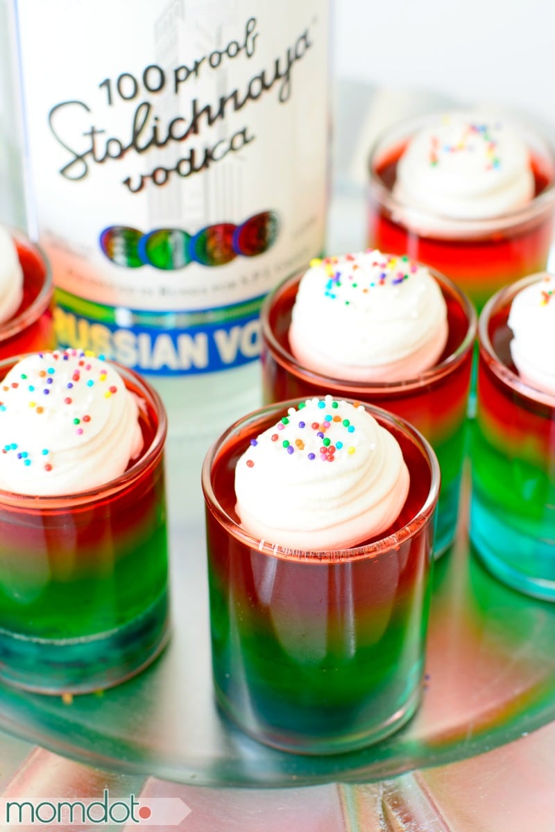 Vodka Infused Rainbow Jello Mold - Make It Like a Man!