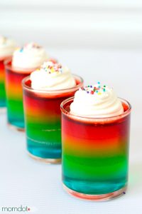 Rainbow Jello Shots : How to make a stunning adult rainbow shot to impress at your next party- why do kids have to have all the fun?