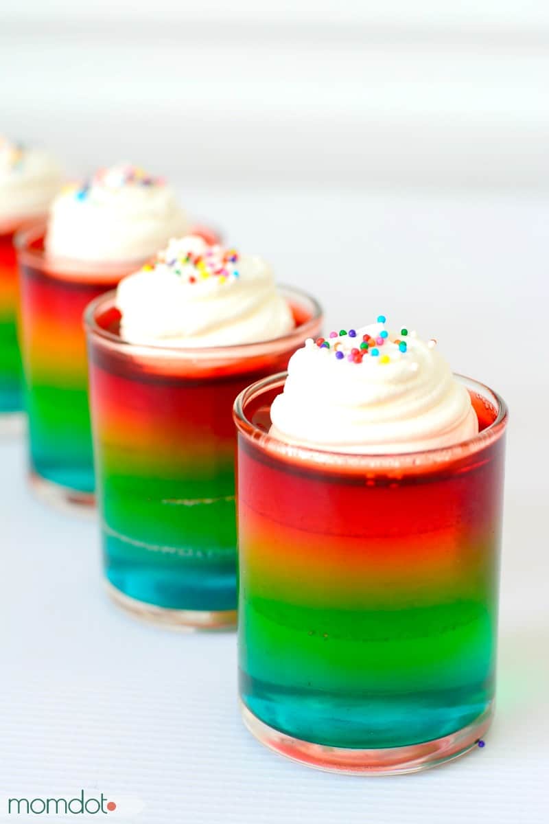 How To Make Rainbow Jello Shots