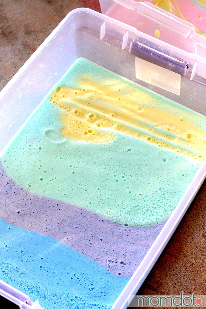 Rainbow Soap Foam Car Wash: Sensory Activity for Toddler and Kids, 3 minute solution for an hour of fun