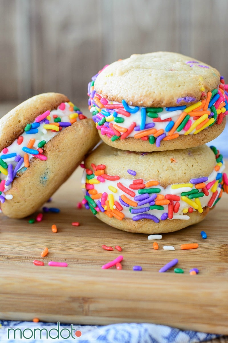Fairy Ice Cream Cookie Sandwiches - Make it Yours cookie recipe, a basic cookie recipe that you can add anything to