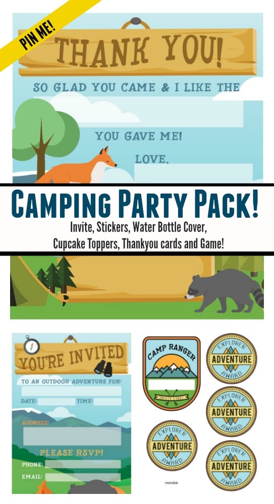 Scavenger Hunt Printable: Snag this free Scavenger Printable for your next summer adventure, perfect for camping or camp themed party and to keep the kids busy at any age! 